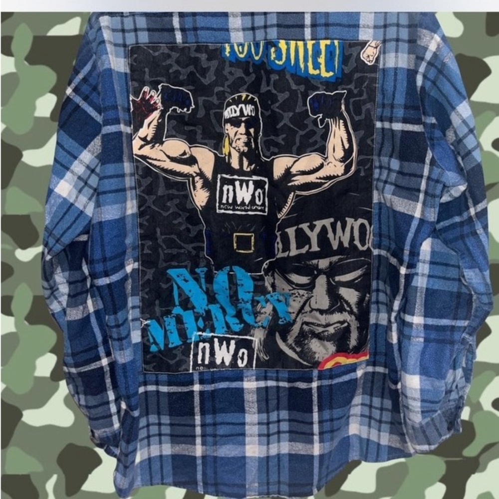 Vintage Wrestling Flannel